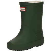 Hunter Bottes en caoutchouc vert foncé / rouge / noir / blanc cassé