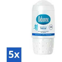 Odorex - Déodorant à bille - Marine Fresh - Protection rafraîchissante - 50 ml - Pack avantage - 5 pièces