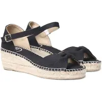 Toni pons Bilma-l Espadrille-keil sandales Noir UE 40 Femme Noir UE 40