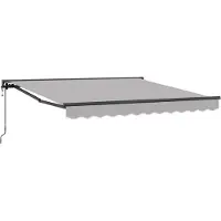 vidaXL Cadre d'auvent gris clair 300 x 250 cm