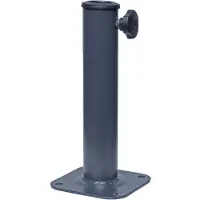 Mendler Support Pour Ancrage Au Sol Hwc-A96, Support De Parasol Pour Ancrage Au Sol, Métal Ø 38-48mm