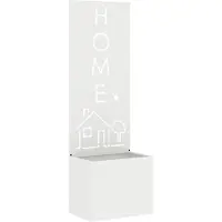 vidaXL Toile pare-vue jardin blanc 50 x 140 cm