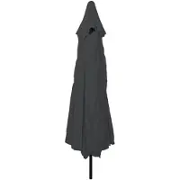 vidaXL Parasol de jardin anthracite 394 x 394 x 248 cm