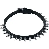 Killstar Serre-cou Gothic de - Spears Choker - pour Unisexe - noir - Taille L