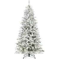 Springos Sapin de Noël artificiel ¿ Épicéa enneigé premium 250 cm