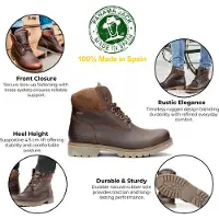 Panama jack Bottines à lacets rouille / pueblo