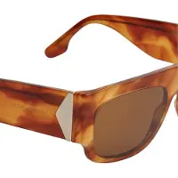 Victoria Beckham Lunettes de Soleil - - VB666S - 223 STRIPED BLONDE HAVANA - Femme - Chic