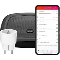 KlikAanKlikUit Smart bridge Starter set met schakelstekker - Centrale de commande avec application Android/iOS -