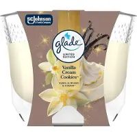 Glade Vanilla Cream Cookies bougie parfumée 204 g