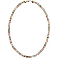 NAEMI Chaîne or / or rose / argent