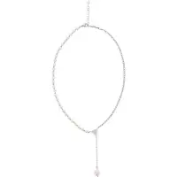 NAEMI Chaîne argent / blanc