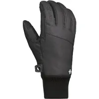 Snowlife - Gants en cuir et en laine - SGlove Leather Black en Laine - Taille L - Noir