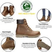 Panama jack - Bottes en cuir et en GORE-TEX - Panama 03 Gtx Wool C1 Napa Grass Cuero/Bark pour Homme en Laine - Taille 44 - Marron