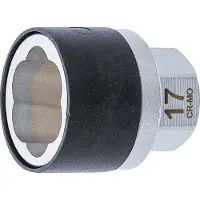Bgs Douille profilée spirale / Extracteur de vis Entraînement hexagone extérieur 17 mm SW 17 mm - 7510-17