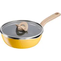 Tefal Poêle One Pick Pot Pan 22 cm + Couvercle G1808604 Jaune metallisé