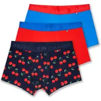 Happy socks Boxers bleu / vert / rouge sang / blanc