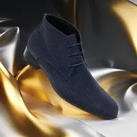 Lureaux Vittorio Blue High - - Chaussures élégantes et colorées avec ou sans motif - pour hommes