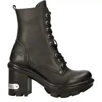 New rock Bottes Gothic de - Neotyre Negro - EU36 - EU43 - pour Femme - noir - Taille EU 40