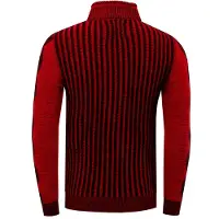 Rusty neal Pull-over rouge carmin / noir