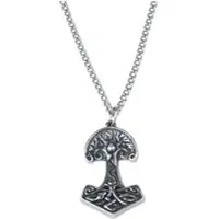 Alchemy Gothic Collier Gothic de - Yggdrasil - Viking World Tree - pour Unisexe - couleur argent - Taille Standard