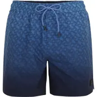 BOSS Short de bain à badge logoté et imprimé monogramme effet dégradé