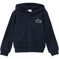 s.Oliver Veste de survêtement bleu marine / or / mauve / blanc