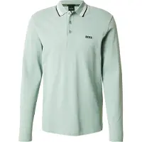 HUGO BOSS T-Shirt 'Plisy' menthe / noir / blanc