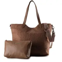 Valentino Courmayeur Shopper Tasche 34 cm, Marron