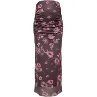 ONLY Maternity Jupe 'OLMLOURA' marron / rose