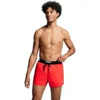 Puma Logo Swimming Shorts Rouge M Homme