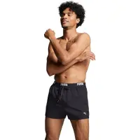 Puma Logo Swimming Shorts Noir S Homme