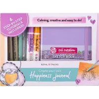 Royal Talens Journal Set Happiness 8-teilig