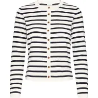 Ichi Cardigan 'IHLULS' noir / blanc naturel