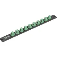 Wera 9602 Barre magnétique pour noix, 1/2", non équipée, 30 x 370 mm