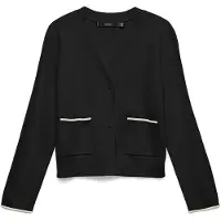 Vero Moda Cardigan 'VMGold' beige / noir