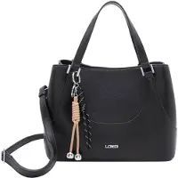 L.credi Sac à bandoulière noir