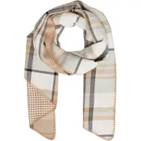 s.Oliver Écharpe camel / sable / anthracite / gris clair