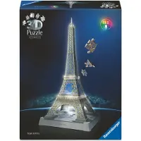 Ravensburger Puzzle 3D Tour Eiffel illuminée 216 pièces