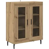 vidaXL Sideboard Chêne Artisan 69,5 x 34 x 90 cm Matériau dérivé du bois