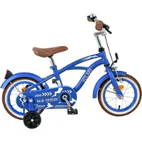 Volare Vélo enfant Blue Cruiser - Garçons - 12 pouces - Bleu - 85 % assemblé