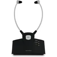 Resteq Casque sans fil TechniSat STEREOMAN ISI 3 pour télévision, couleur noire