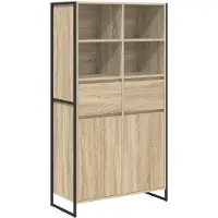 vidaXL Buffet 2 pcs Sonoma 81 x 36 x 150.5 cm Holzwerkstoff