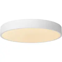 Lucide Éclairage de plafond Unar Ø 39,5 cm - 2700K - blanc