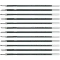 Pilot Recharges pour stylo à bille Super G, 12 pièces, largeur de trait 0,4 mm, en couleurs div. (Noir, 0.40 mm, 12 pcs)