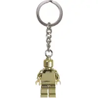 LEGO Hommes, Porte-clés, Porte-clés minifigure doré (850807), Or
