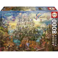 Educa Dream Town Puzzle 8000 Pieces Multicolore Enfants