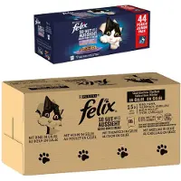 Purina Felix Mix 120x85g Wet Cat Food Doré 120x85g