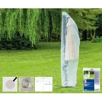Boni-Shop® Housse De Protection - - Parasol Déporté - Transparent - 265x40/70/50 Cm - Résistante Aux Intempéries