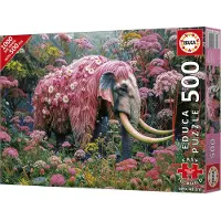 Educa Puzzle Éléphant Fleuri - 500 à 999 pièces