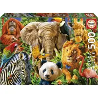 Educa Puzzle : Animaux 500 pièces